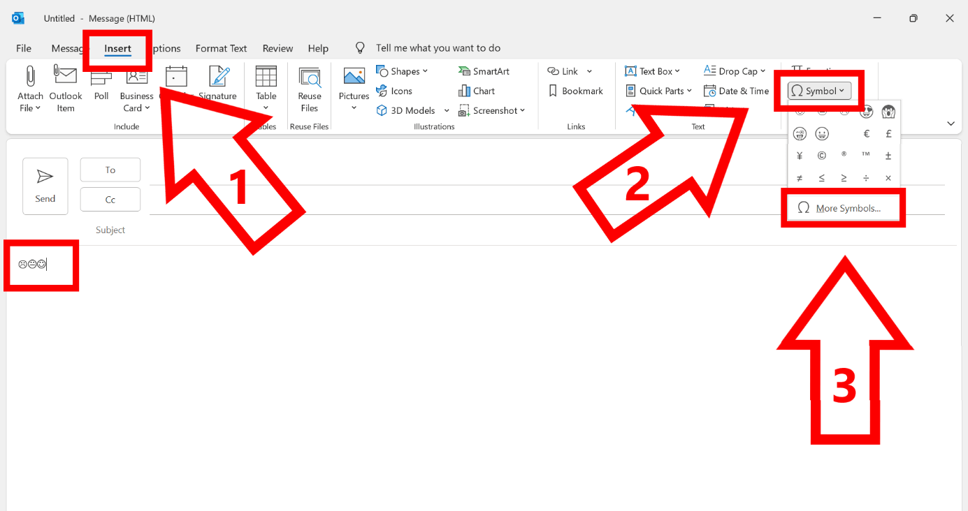 Outlook Emojis How To Add Smileys In Outlook Ionos
