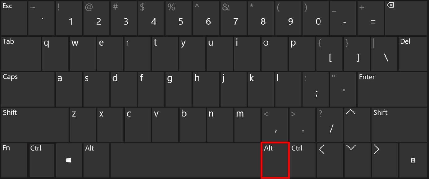 copyright symbol on keyboard windows 10