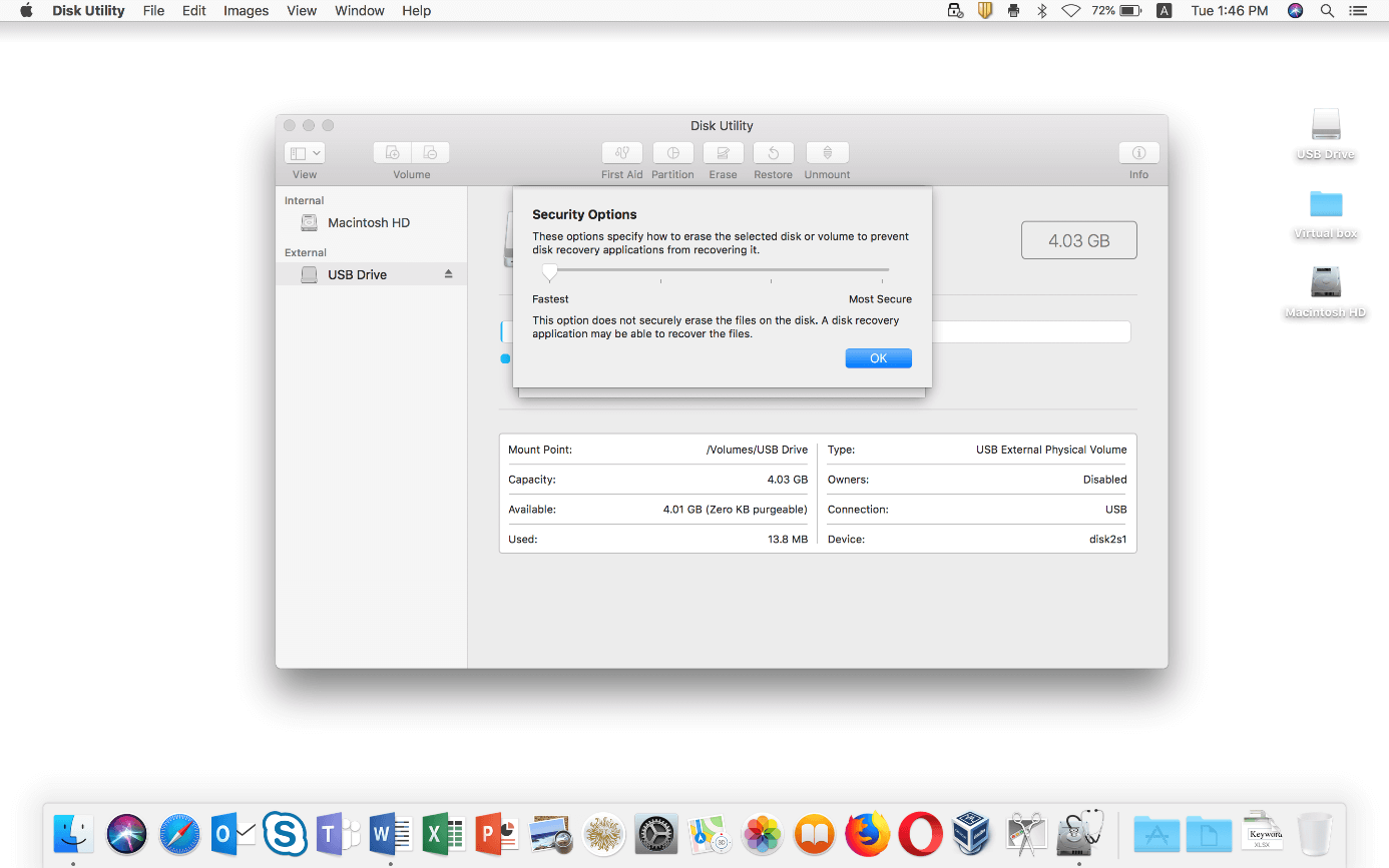 format thumb drive for mac
