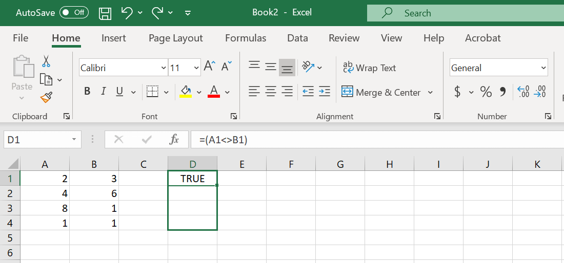 Excel Not Equal Sign Explained With Examples IONOS