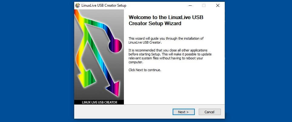 linux live usb creator virtual box has virus