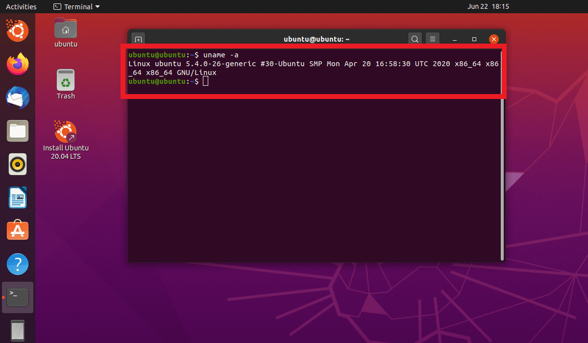 linux check kernel version