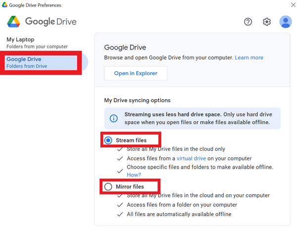 How To Sync Google Drive With Drive For Desktop IONOS