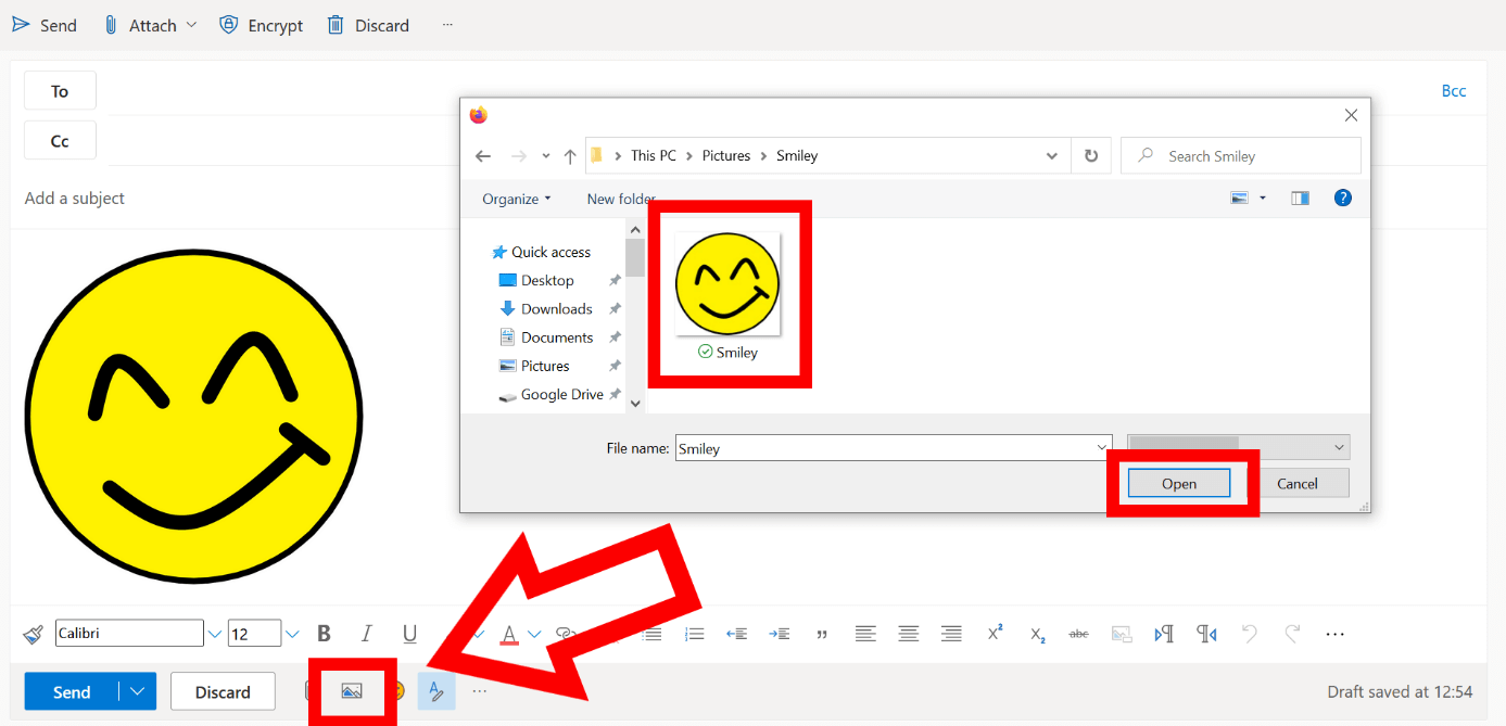 How to insert emojis in Outlook - IONOS