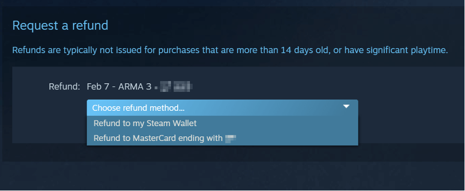 How long do Steam refunds take in 2023?