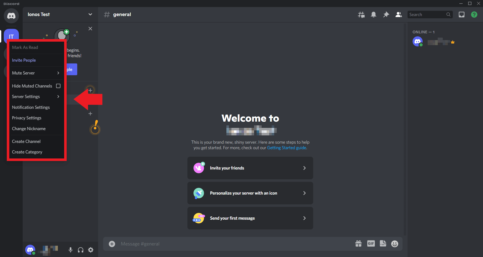 make a gaming or streamer discord server within 24 hours