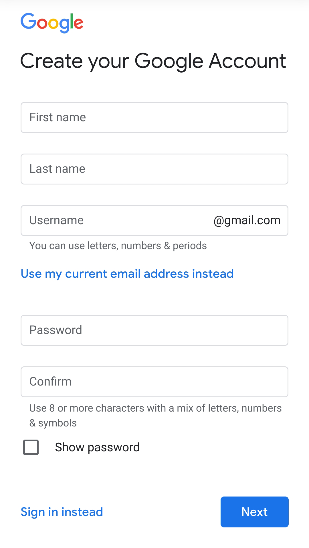 How To Create A Google Account IONOS