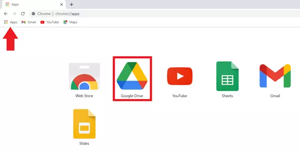 Google Drive in Chrome apps