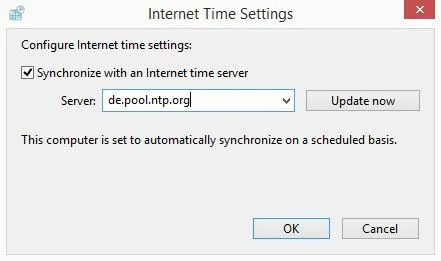 Internet time options in Windows 8