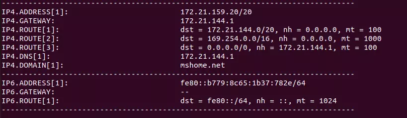 Screenshot of Debian’s Network Manager