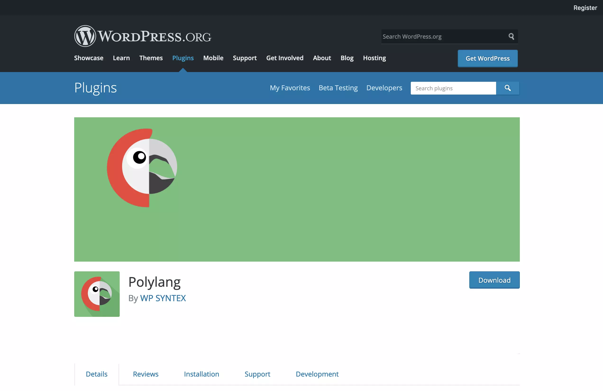 Polylang on WordPress.org