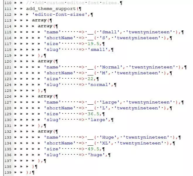 Text-based programming with the script language PHP