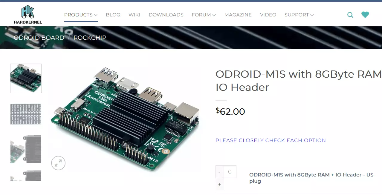 Screenshot ODROID-M1S