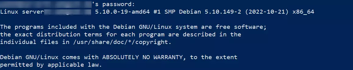 PowerShell: SSH login