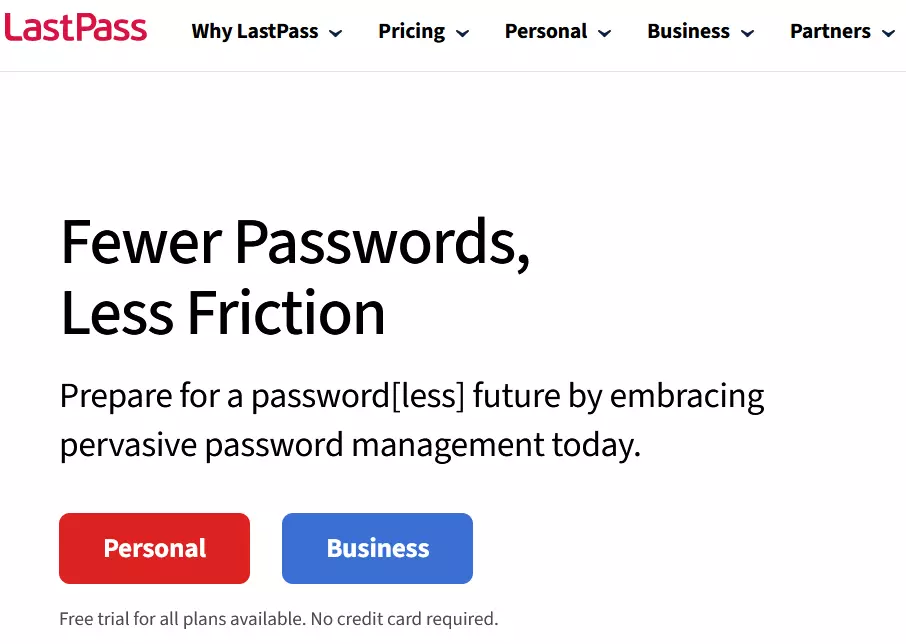 Password manager LastPass