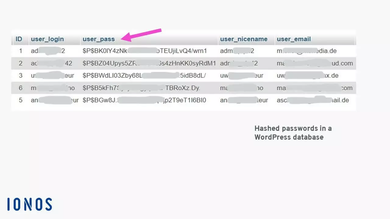 Hash table in a WordPress database