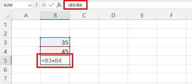 Edit Excel formula