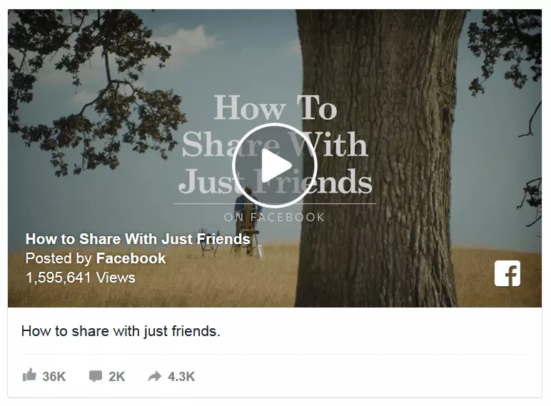 Facebook‘s ‘Embedded Videos’ plugin