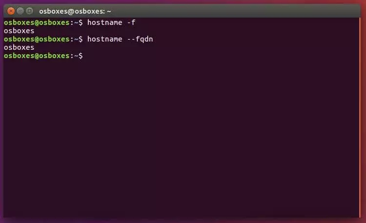 Linux: FQDN display in the terminal