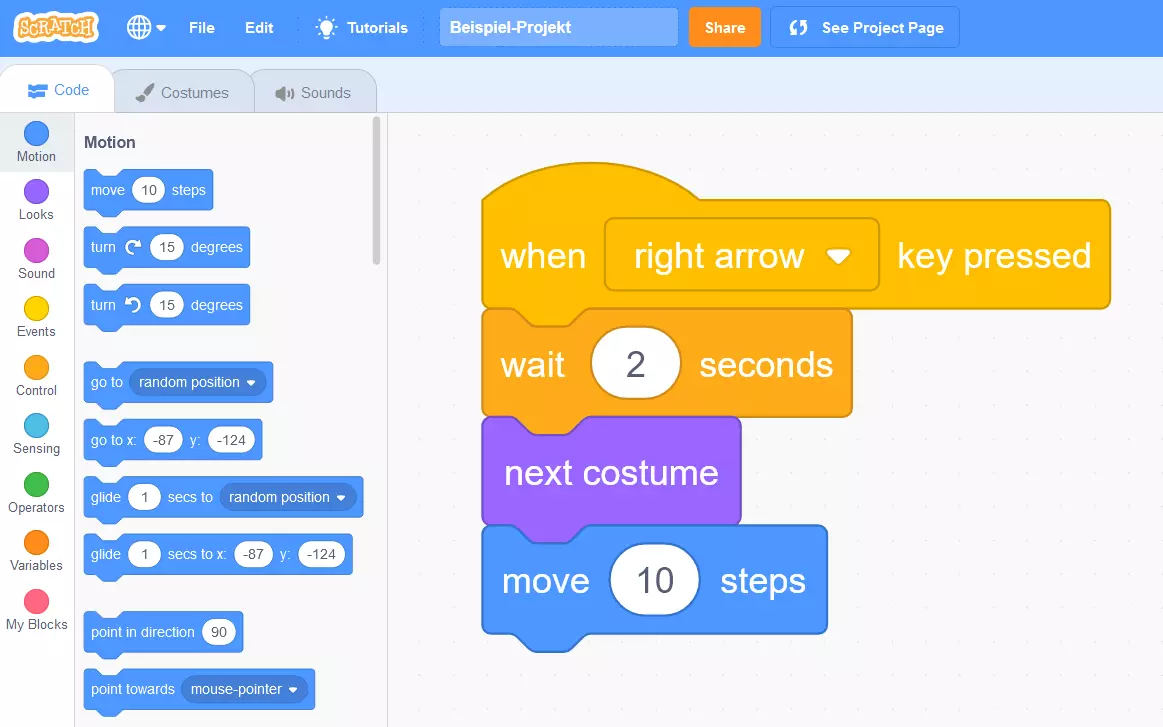 Tutorial de Scratch: diferentes posibilidades para unir scripts