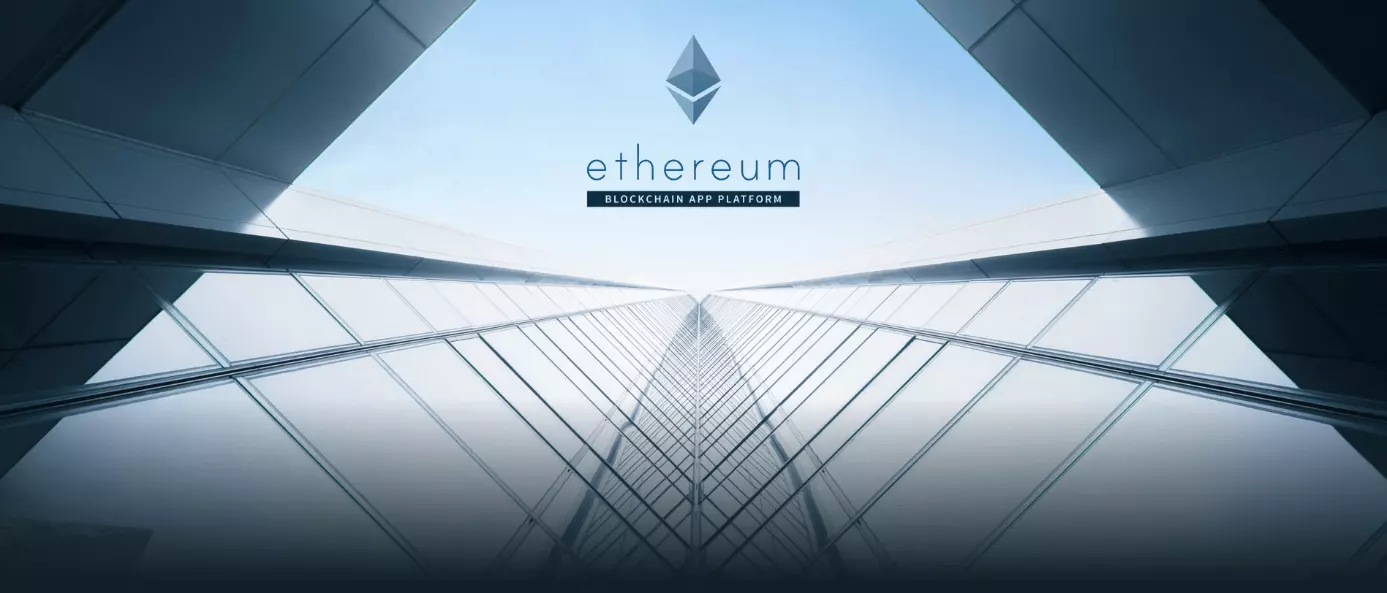 Captura de pantalla del sitio web de Ethereum