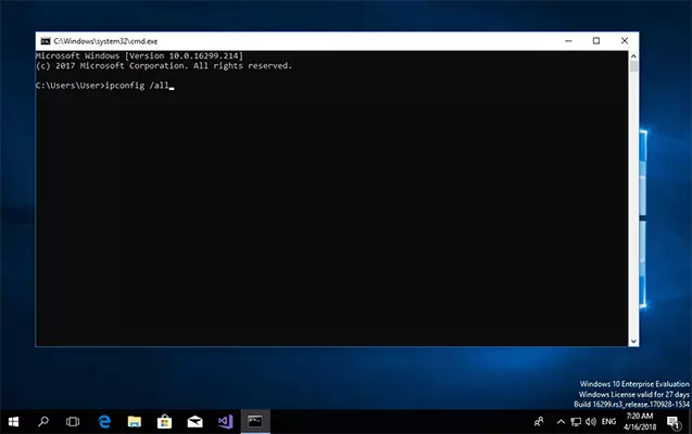 La terminal en Windows 10 Enterprise