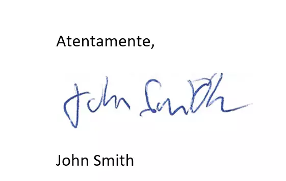 Firma en Word como gráfico