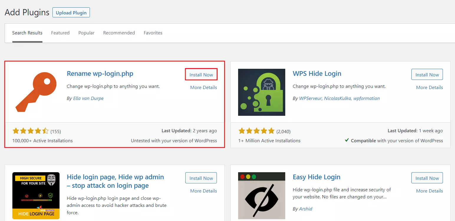 Backend de WordPress: instalación del plugin