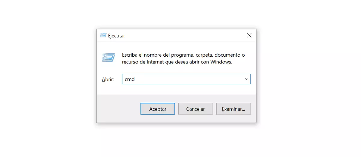 Windows 11: ejecutar el comando “cmd”