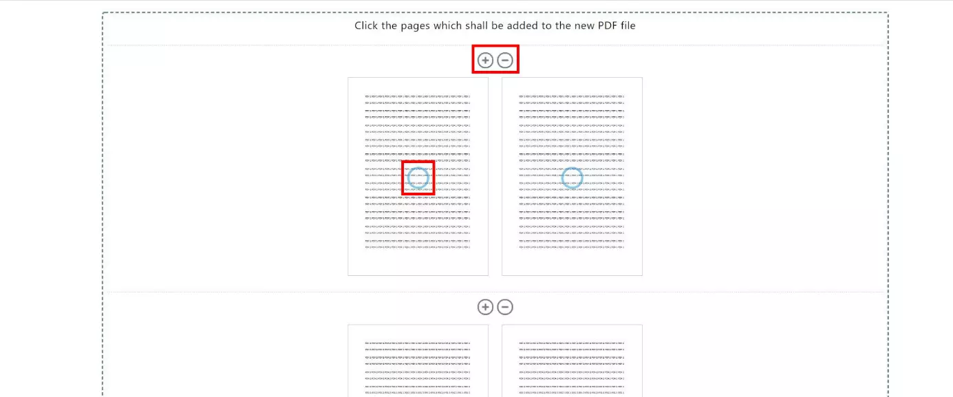 Modo avanzado de la función “Unir PDF” de PDF24 Tools