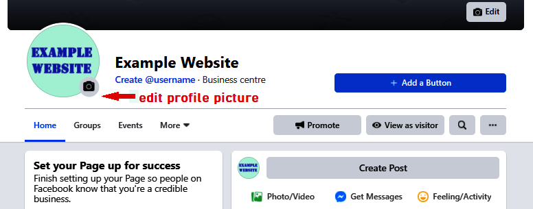 Editar la foto de perfil de Facebook en el navegador