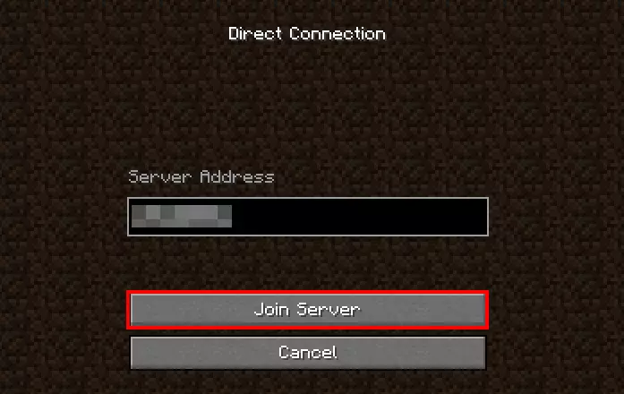 Captura de pantalla de Minecraft: Join Server