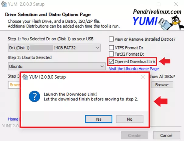 Si todavía no tienes el archivo descargado en el ordenador, ve al “Download Link”