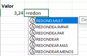 Excel: Introduce la función REDONDEAR.MAS