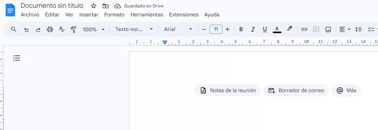 Captura de Google Docs