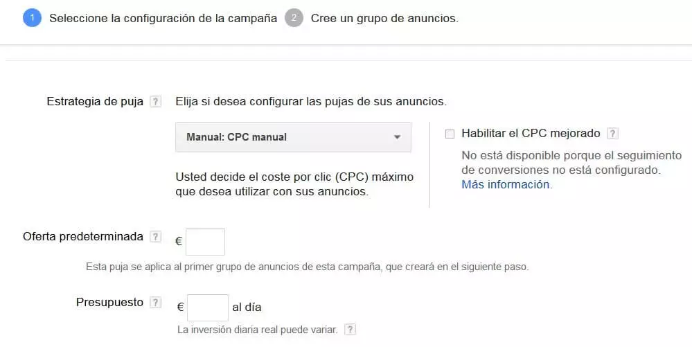 Ejemplo de cómo se pueden optimizar campañas con Google Ads