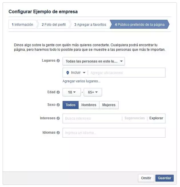 Crear una fanpage: definir el público objetivo