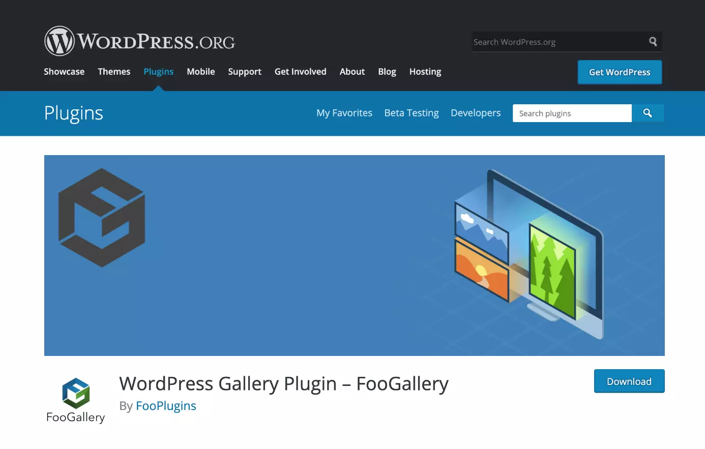 FooGallery ofrece una versión Lite gratuita en WordPress.org