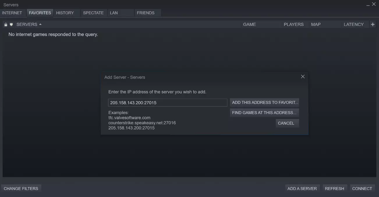 Steam Client: adicione seu ARK server aos favoritos