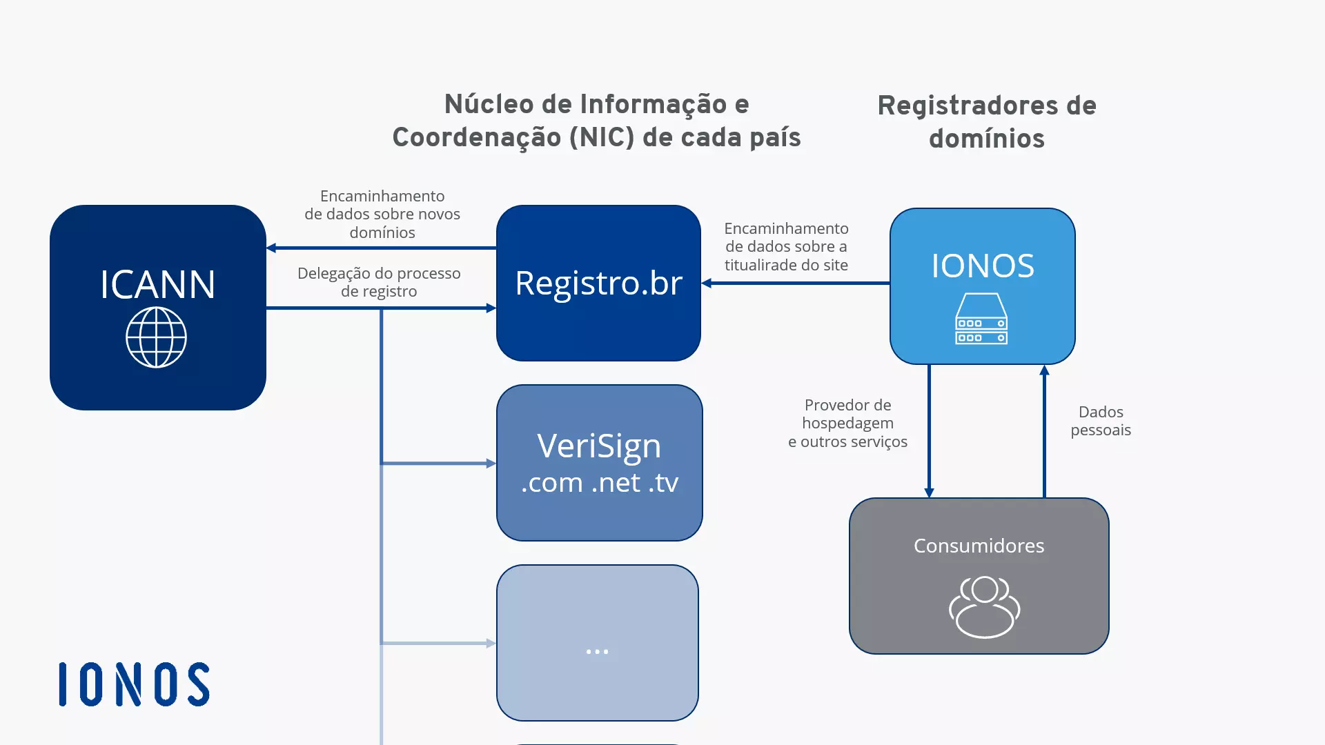 Processo de registro de domínio