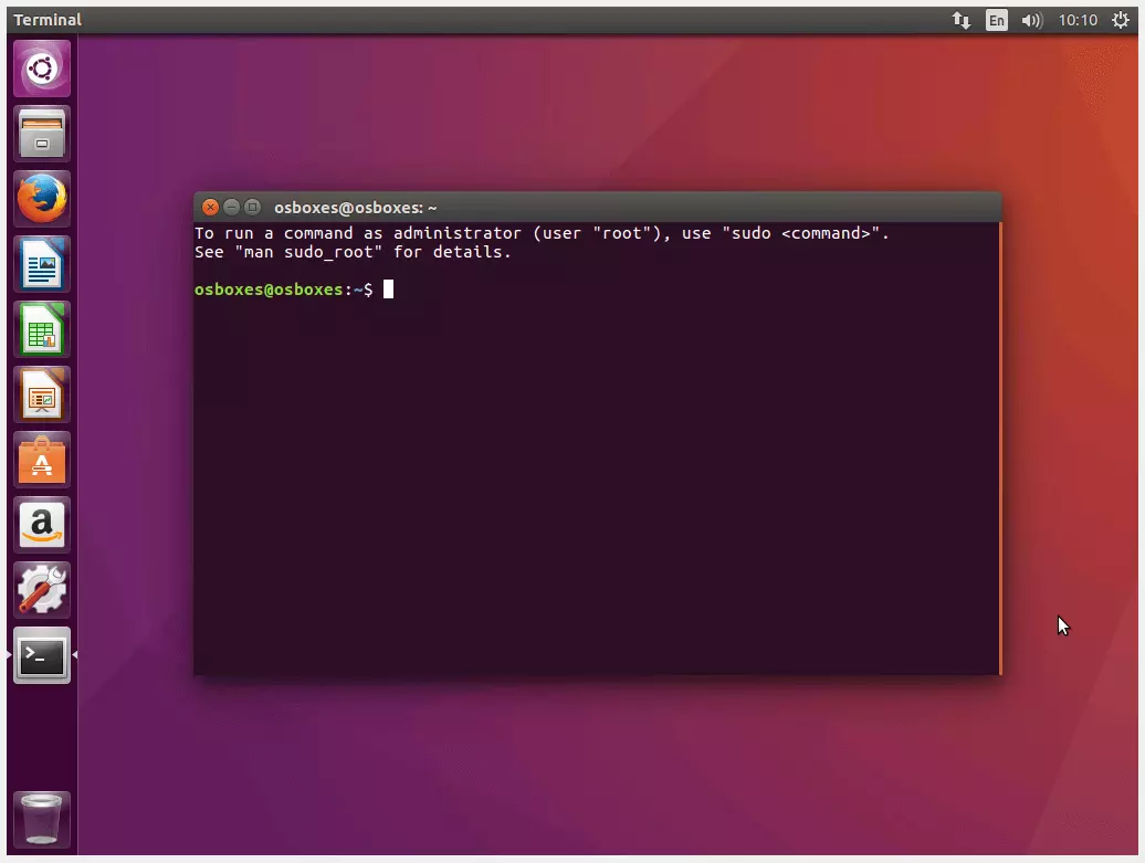 Terminal do Ubuntu Xenial 16.04 LTS