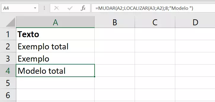 Como pesquisar no Excel combinando LOCALIZAR e MUDAR