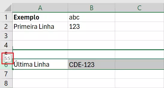 Planilha do Excel permite mover linhas por arraste e solte