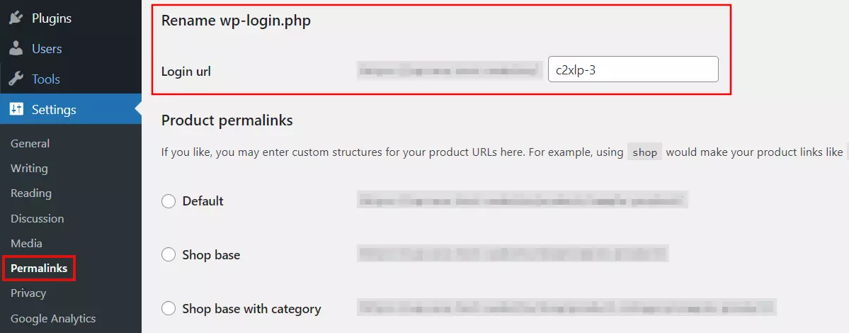 Personalize a URL de login do WordPress com o plugin Rename wp-login.php