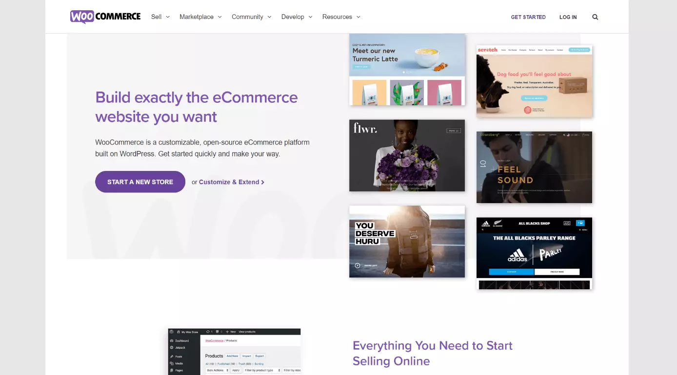 Site do plugin para WordPress WooCommerce