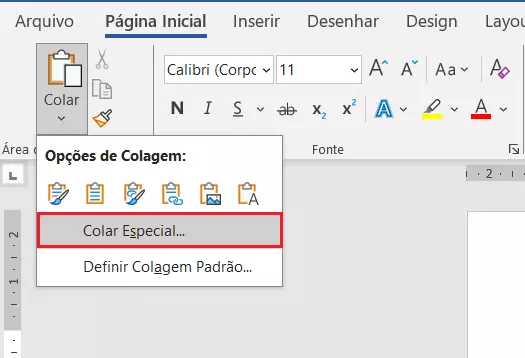 Converter Excel em Word