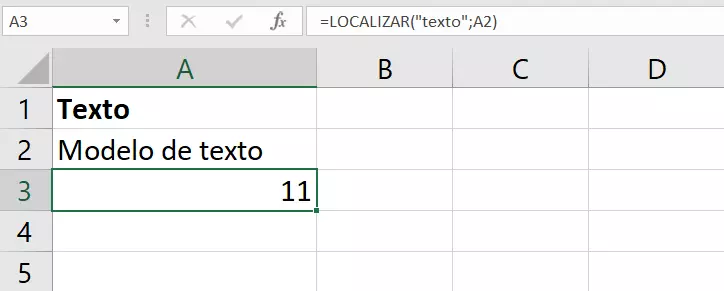 Pesquisa no Excel: palavra texto é encontrada por LOCALIZAR